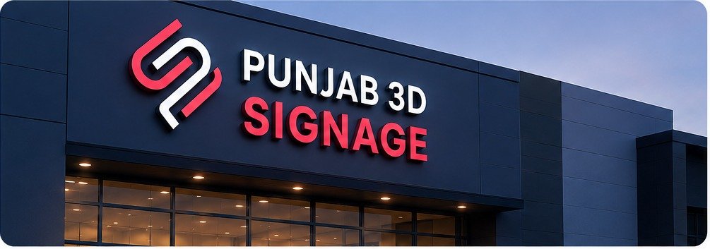 Punjab 3D Signage company branding in Multan